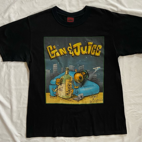 Vintage Snoop Dogg Gin & Juice Shirt - Picture 2 of 8